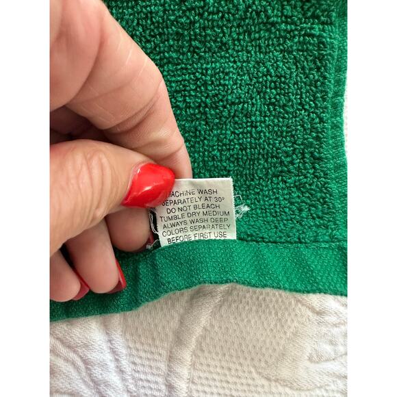 John Men's Green 100% Cotton Golf Towel - Picture 5 of 5